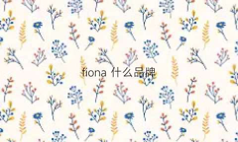 fiona什么品牌(fino是什么品牌)